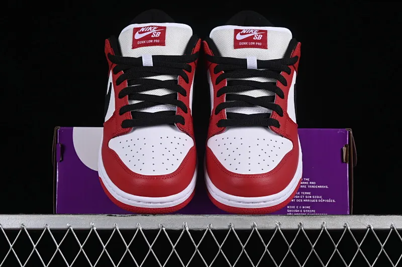 All Categories Nk SB Dunk Series Nk SB Dunk Low Low-top Skateboard Shoes Foreign Trade Version Nk SB Dunk Low Pro "Chicago" Chicago Dunk Series Retro First Layer Low-top Casual Sports Skateboard Shoes BQ6817-600